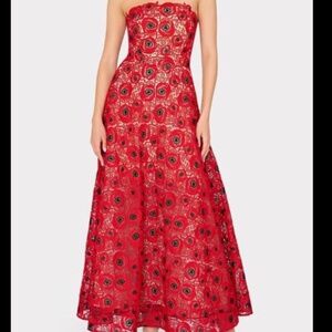 MILLY  Netty Embroidered Lace Maxi Dress- USED ONCE